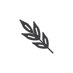 Tarragon sprigs vector icon