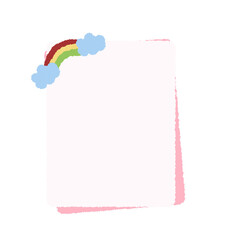 cute sticky note illustration 