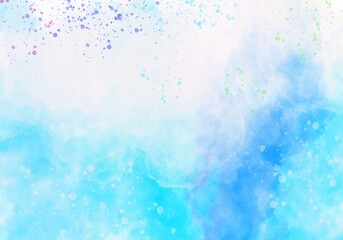 Abstract Colourfull Watercolour Texture Background