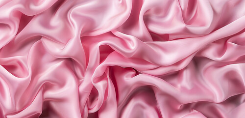 Subtle pink abstract cloth in widescreen view.