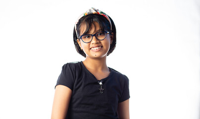 Girl child in spectacles