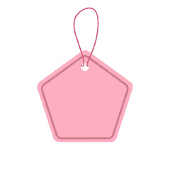 cute shape price tag illustration 