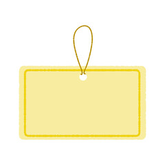 cute shape price tag illustration 