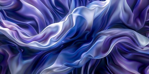 Obraz premium Wavy tile fabric background with purple and blue gradient colors