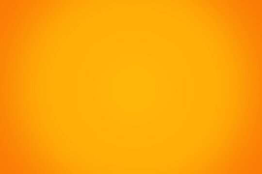 Abstract orange gradient background backdrop.	