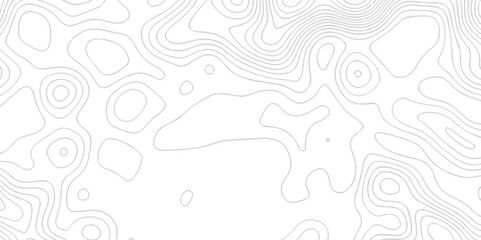 Abstract pattern with lines. Abstract sea map geographic contour map and topographic contours map background. Abstract white pattern topography vector background. Topographic line map background.