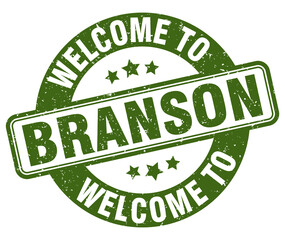 Welcome to Branson stamp. Branson round sign