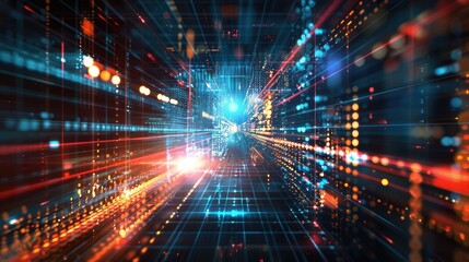 Fototapeta premium Abstract business science or technology background