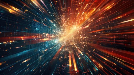 Fototapeta premium Abstract business science or technology background