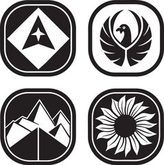 set of icons illustration  for design on white background