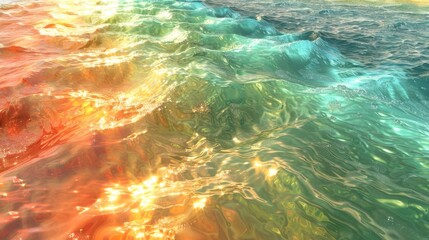 Water Gradients River: A 3D illustration of gradient in a river