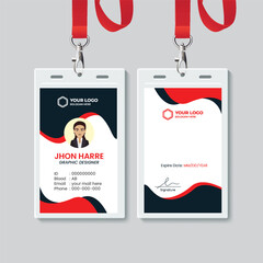 Modern and clean business id card template