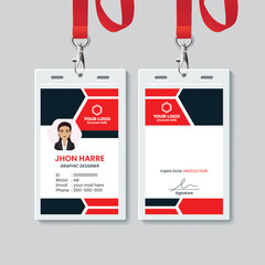 Modern and clean business id card template