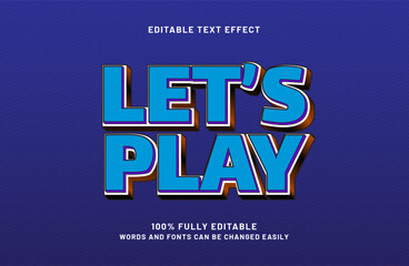 let's play 3d editable text effect