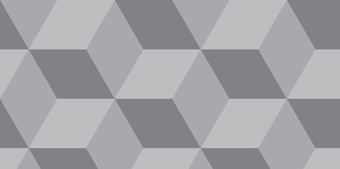 Abstract black and gray stripe rectangles hexagon type cube geometric pattern. modern square diamond mosaic pattern. retro ornament grid tiles and wallpaper used for background.