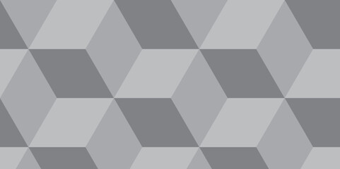 Abstract black and gray stripe rectangles hexagon type cube geometric pattern. modern square diamond mosaic pattern. retro ornament grid tiles and wallpaper used for background.