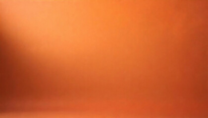 Fototapeta premium パステルオレンジの部屋。奥行きのある橙色の空間。無地素材。レイアウト。Pastel orange room. A deep orange space. Plain material. layout.