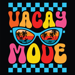 vacay mode summer shirt design