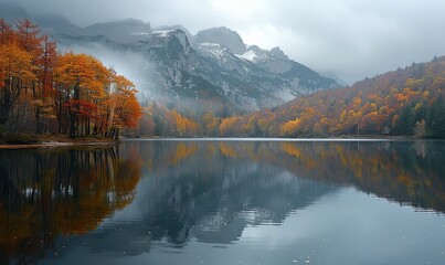Obraz premium lake in the mountains