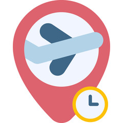 Flight On Time Icon