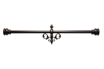The Enchanted Metal Wand on White or PNG Transparent Background.