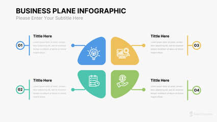 Business Infographic Process Template