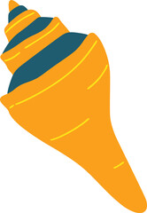 Summer Time Theme Items Clip Art Shell