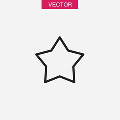 Star line icon, favorite outline trendy style illustration for web and app on white background..eps