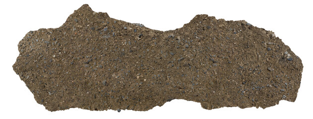 Tar piece isolated - Asphalt for road construction - Bitumen Panorama PNG