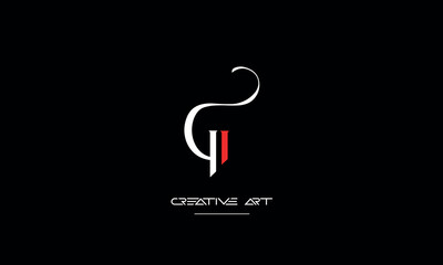 GI, IG, G, I abstract letters logo monogram