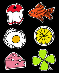 pop art sticker illustration