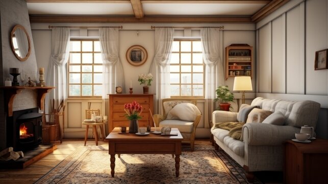 A room filled with furniture and natural light, perfect for home decor ideas.