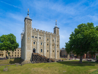 White Tower at the Tower of London (England, United Kingdom)