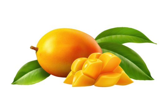 The Mangos Secret Admirer on White or PNG Transparent Background.