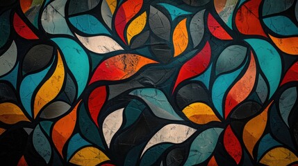 An abstract pattern design for a backdrop