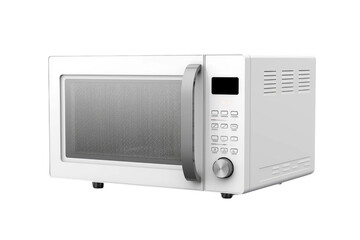 Obraz premium The Whimsical White Wonder: A Modern Kitchen Appliance Tale on White or PNG Transparent Background.