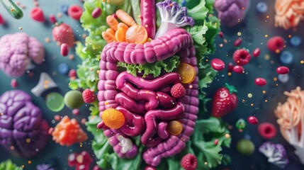 Intestinal System Encased in Probiotic Food Shield for Robust Gut Defense Mechanisms