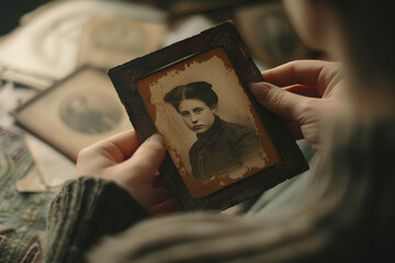 Nostalgia and Bittersweet Emotion in Viewing Faded Photograph  