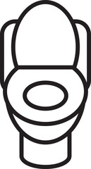 Wc Toilet Bowl Icon