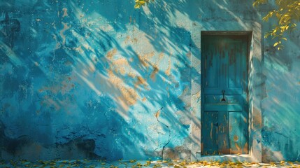 Paint the door that is under direct sunlight
