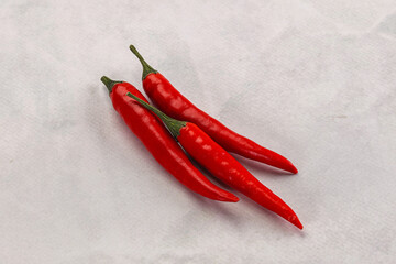 Spice ripe red chili pepper