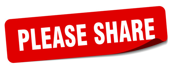 please share sticker. please share label