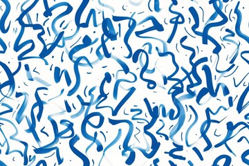 Obraz premium Seamless Abstract Blue Pattern