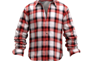 Crimson Threads in a Blank Canvas on White or PNG Transparent Background.