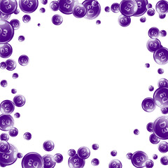 Vitamin D3 round capsules.