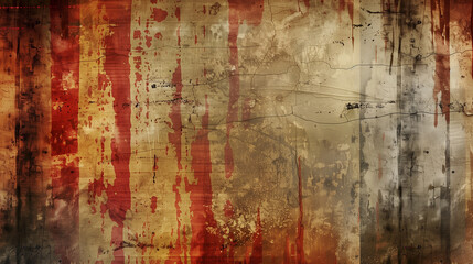 Obraz premium Grunge Distressed textures, faded colors, ripped edges.