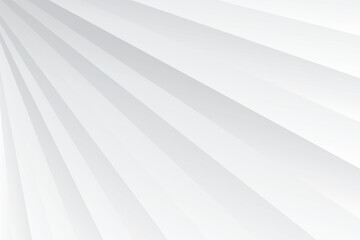 Obraz premium White striped background with stripes. Abstract geometric white and gray color background. Vector, illustration.