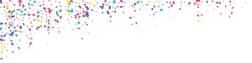 School notebook cover. Colorful childish floating