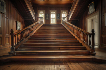 "Intricate circuit paths and an L-shaped staircase converge in a visually engaging double exposure."
