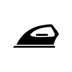 Iron icon vector. Flatiron illustration sign. Smoothing-iron symbol or logo.